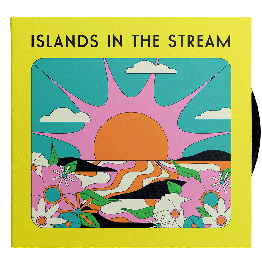 Islands in the Stream by Kenny Rogers. Alternative cover design by Marta Ryczko